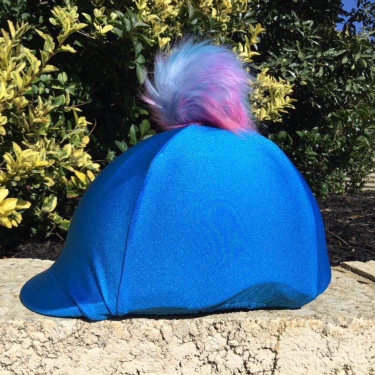 helmet-cover-turquoise-pom-pom