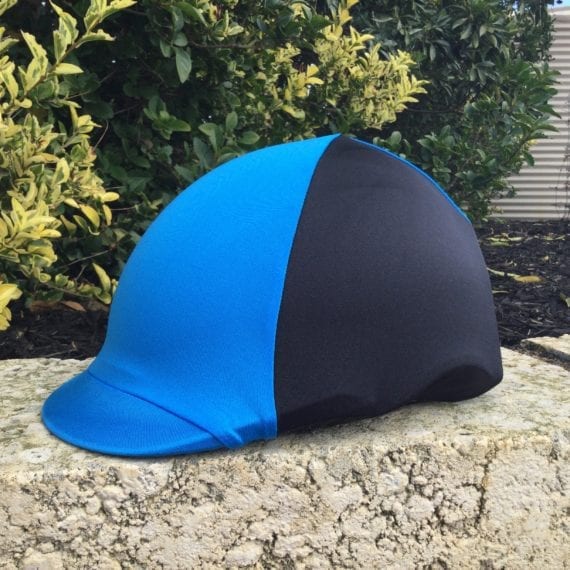 Helmet Cover Turquoise & Black