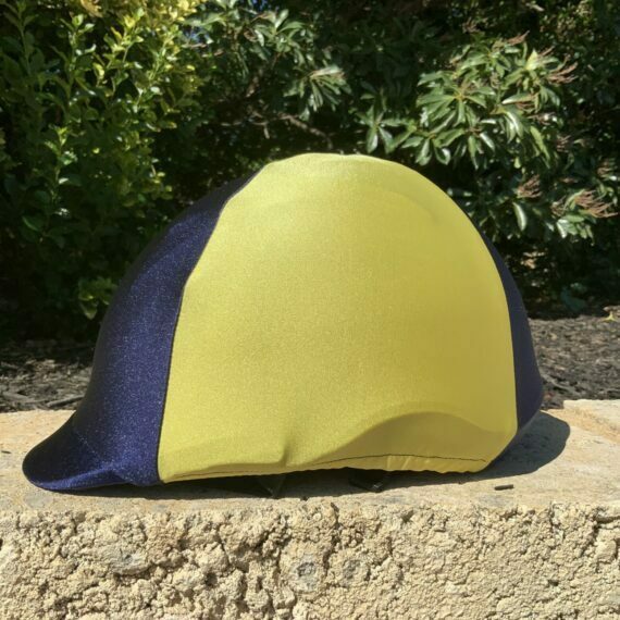 Helmet Cover Navy & Yellow