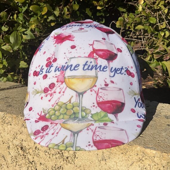 Helmet Cover Is It Wine Time Yet