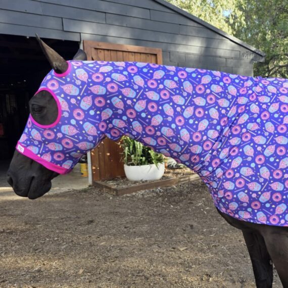 sweet-treats-spandex-lycra-skinny-hood-with-belly-band-for-horses-buggez-bugeyes
