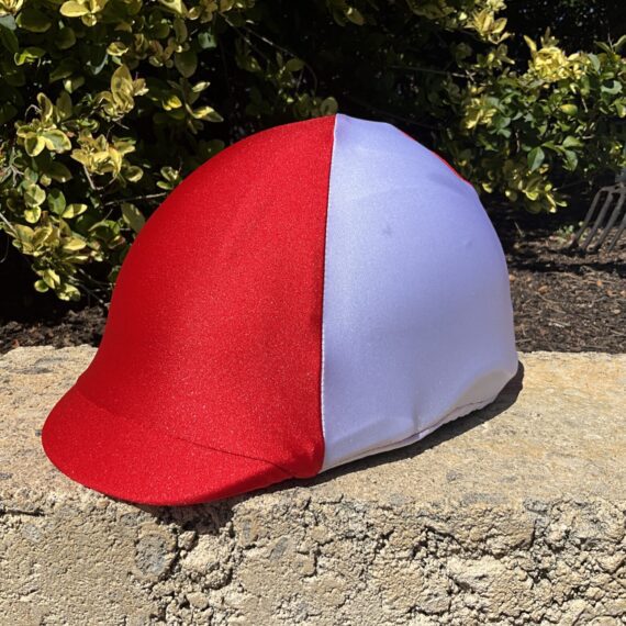 Helmet Cover Red & White