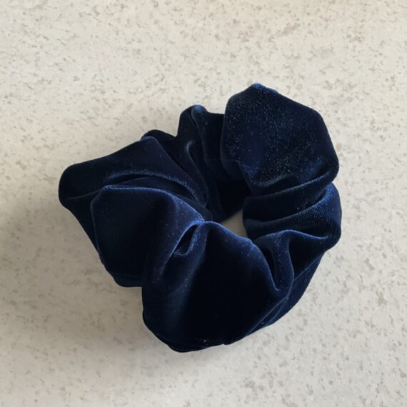 Scrunchie - Velvet Navy
