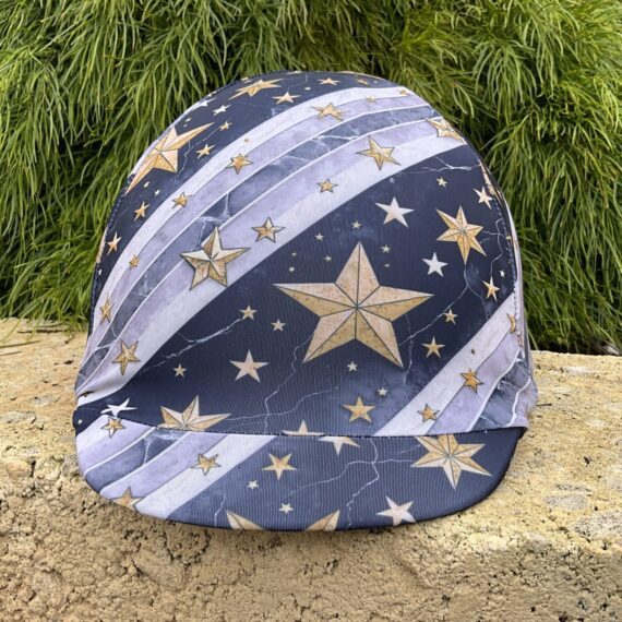 Helmet Cover Gold Stars