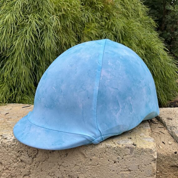Helmet Cover Blue Watercolour