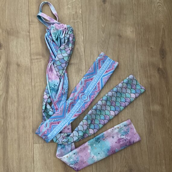 Plait in tail bag - MEDIUM 80cm, Molto, Fairy Floss & Mermaid