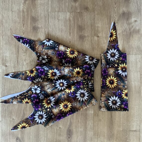 25cm Medium Mane Bags (set of 5) - Rustic Daisies